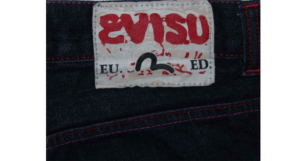 ᐈ Б У - Джинсы японские мужские - W34 L32 - EVISU, цена 5499