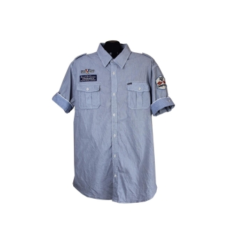 Рубашка мужская голубая SCOTCH & SODA, XL