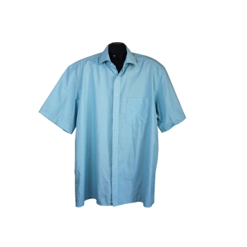 Мужская голубая рубашка MODERN FIT ETERNA, XXL