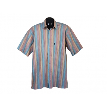 Рубашка мужская в цветную полоску ENGBERS, XL