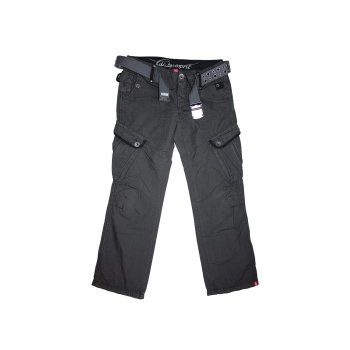 Женские серые брюки с поясом ESPRIT, М