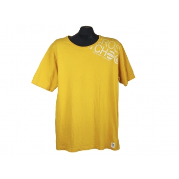 Мужская желтая футболка CROSSHATCH, L 