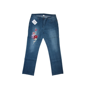Женские джинсы с вышивкой DENIM, XL 