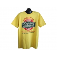 Мужская желтая футболка с принтом REPLAY, XL