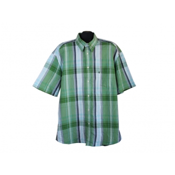 Рубашка мужская зеленая в клетку LERROS, XXL