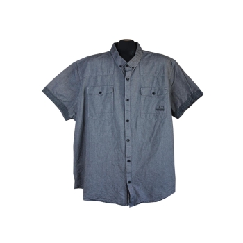 Рубашка мужская серая ANGELO LITRICO URBNDIST, 3XL