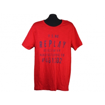 Женская красная футболка REPLAY BEACHWEAR, XL