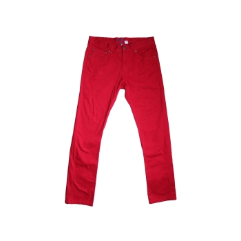 Джинсы красные мужские DIVIDED by H&M, W 32 L 34