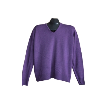 Свитер шерстяной фиолетовый женский MARKS & SPENCER, XL
