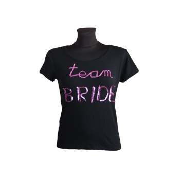 Женская футболка с надписью TEAM BRIDE, М Женская футболка с надписью TEAM BRIDE, М