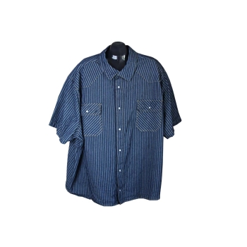 Мужская джинсовая рубашка KING SIZE, 6XL