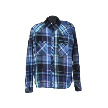 Рубашка мужская приталенная в клетку JACK & JONES, XL