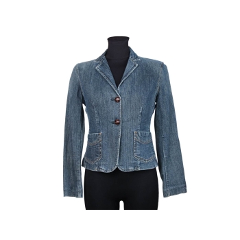 Женская синяя джинсовая куртка GAP, S