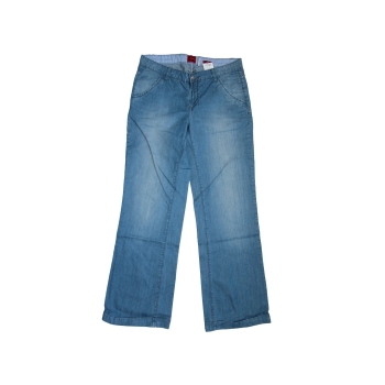 Женские голубые широкие джинсы VERO MODA