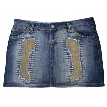 Женская джинсовая мини юбка KIT JEANS, XL 