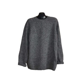 Мужской серый шерстяной свитер MARKS & SPENCER, XL Мужской серый шерстяной свитер MARKS & SPENCER, XL