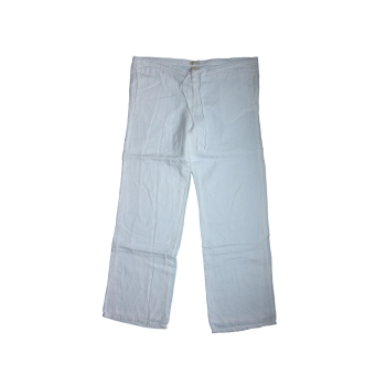 Женские белые льняные брюки GAP, XXL