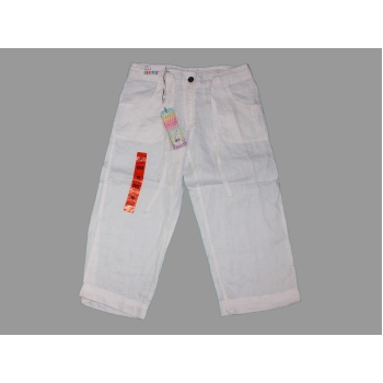 Женские белые льняные бриджи DENIM, S 