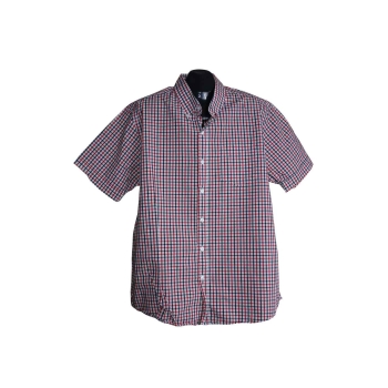 Мужская красная рубашка в клетку GEORGE, XL