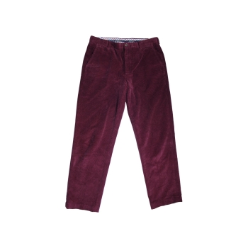 Мужские бордовые вельветовые брюки BROOKS BROTHERS CLARK W 36 L 32