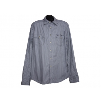 Мужская серая рубашка JACK & JONES, L