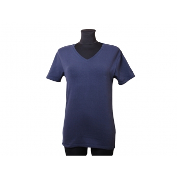 Женская синяя футболка ZARA, М