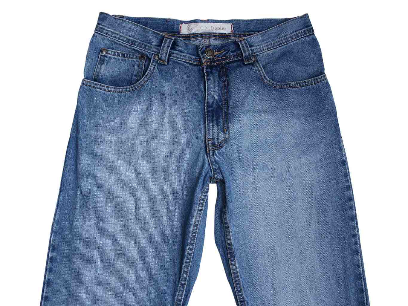 Джинсы мужские голубые широкие W30 L32 CASUAL.X DENIM - ДЖИНСЫ СЕКОНД ХЕНД,  цена 499, купить в Киеве, Украина - Брендпосылторг