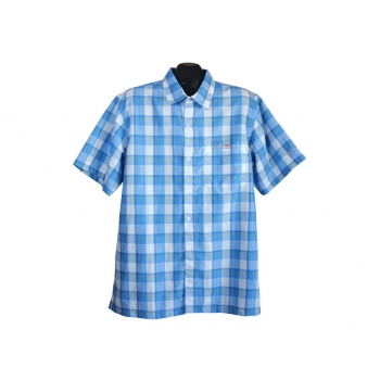 Рубашка мужская синяя в клетку REGATTA, XL