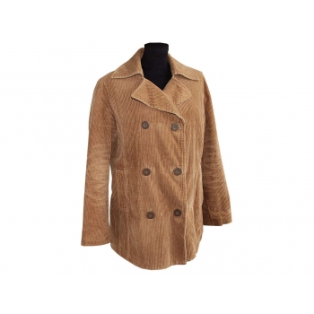 Женское вельветовое демисезонное пальто H&M, XL