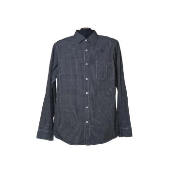 Мужская серая рубашка в клетку G-STAR RAW, М    