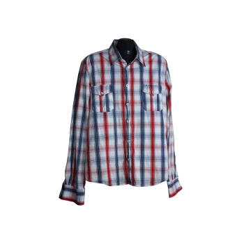 Мужская рубашка в клетку JACK & JONES, L 