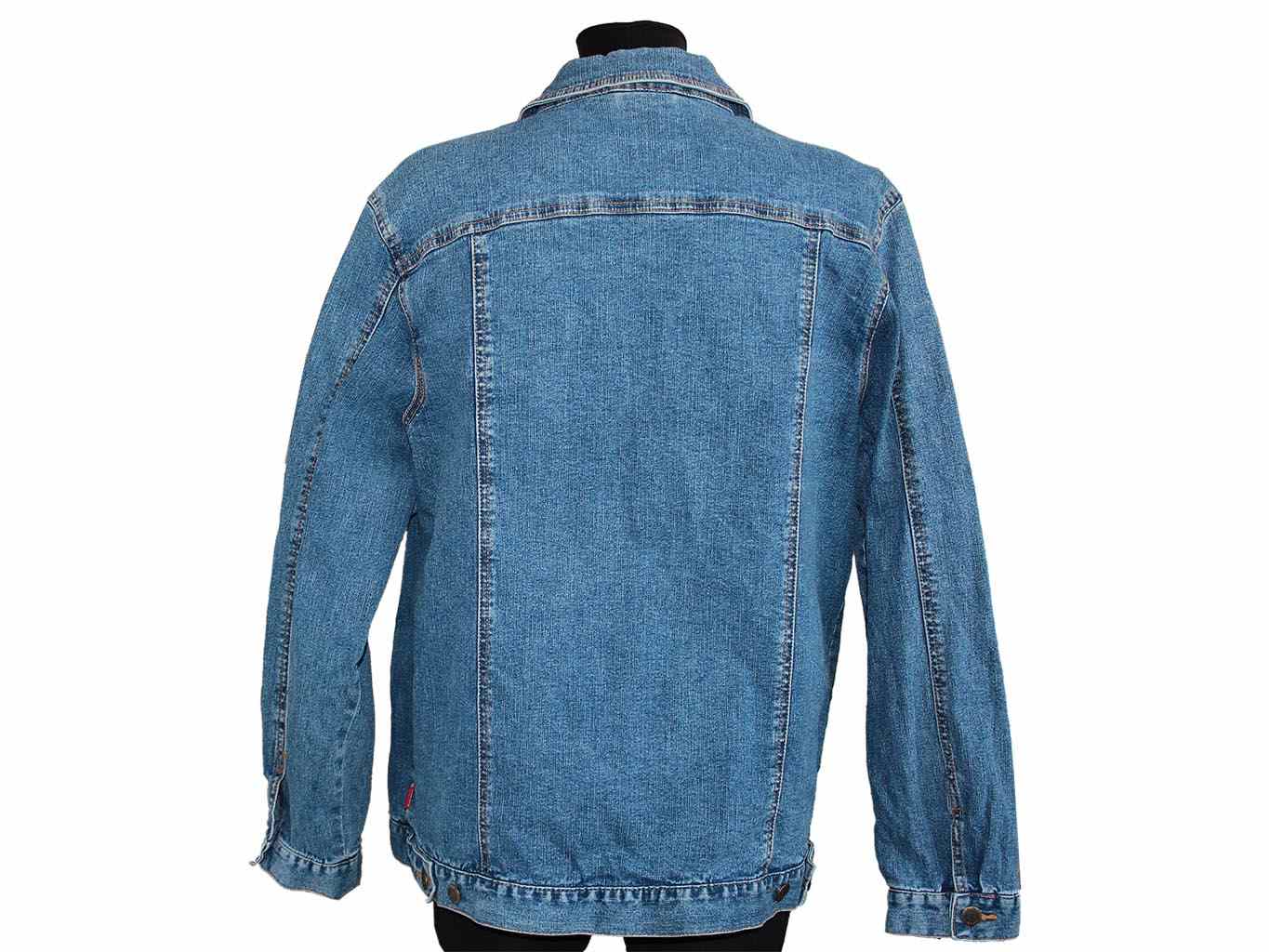 Б У Женская синяя джинсовая куртка JEANS BY MAXIME XL. 