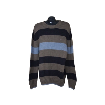 Мужской свитер в полоску EDEN & PARK, XL