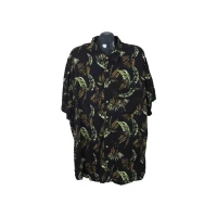 Мужская черная гавайская рубашка ANGELO LITRICO, 3XL