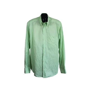 Мужская салатовая рубашка OLYMP, L