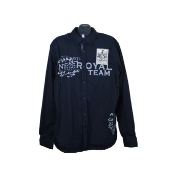 Мужская синяя рубашка CAMP DAVID ROYAL TEAM, XL