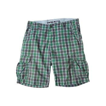 Мужские зеленые в клетку шорты карго CAMEL ACTIVE W 36