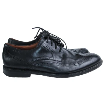 Мужские кожаные броги CLARKS 46 размер