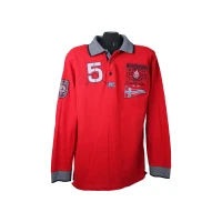 Мужское красное поло GEOGRAPHICAL NORWAY, M 