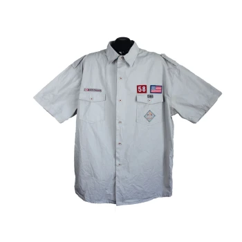 Мужская серая рубашка TIMEZONE, XXL