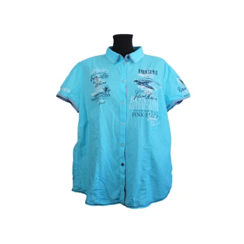 Женская голубая блуза SOCCX BLUE, XXL