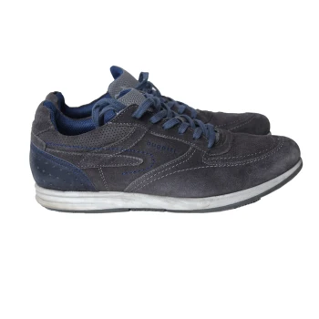 Кроссовки замшевые мужские серые BUGATTI 43 размер