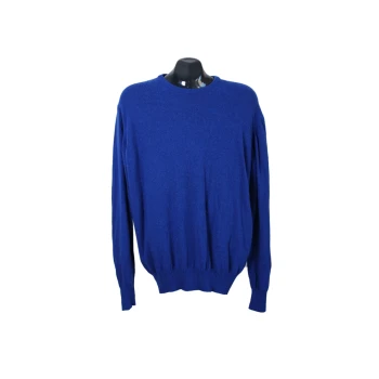 Джемпер шерстяной мужской синий ZARA, XL