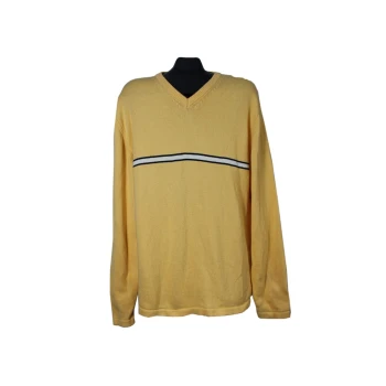 Пуловер мужской желтый из хлопка NAUTICA, XL
