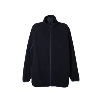 Кофта флисовая мужская черная SLAZENGER, XXL