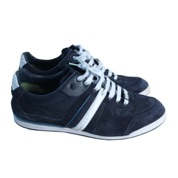 Кроссовки мужские синие замшевые HUGO BOSS 44 размер