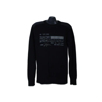 Джемпер мужской черный JACK & JONES MILITARY SURPLUS, L