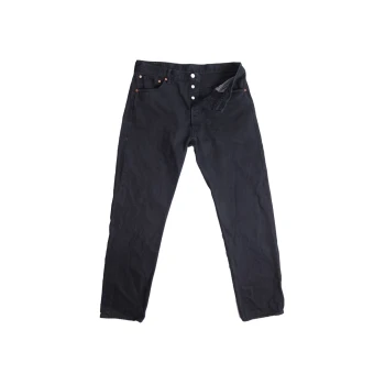 Джинсы мужские черные LEVIS 501 W 34 L 36