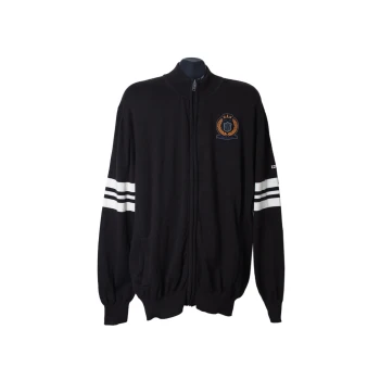 Кофта мужская на молнии коричневая LIVERGY, 3XL