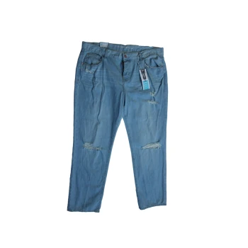 Джинсы голубые рваные женские OLD NAVY BOYFRIEND, XXXL